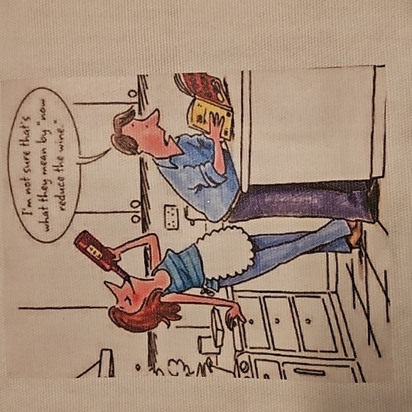 Fun Graphic Wine Apron - Picture 2 of 3